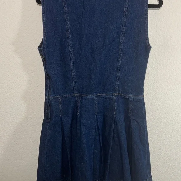 REFORMATION ARELLA DENIM MINI DRESS NWT size 4 10 12